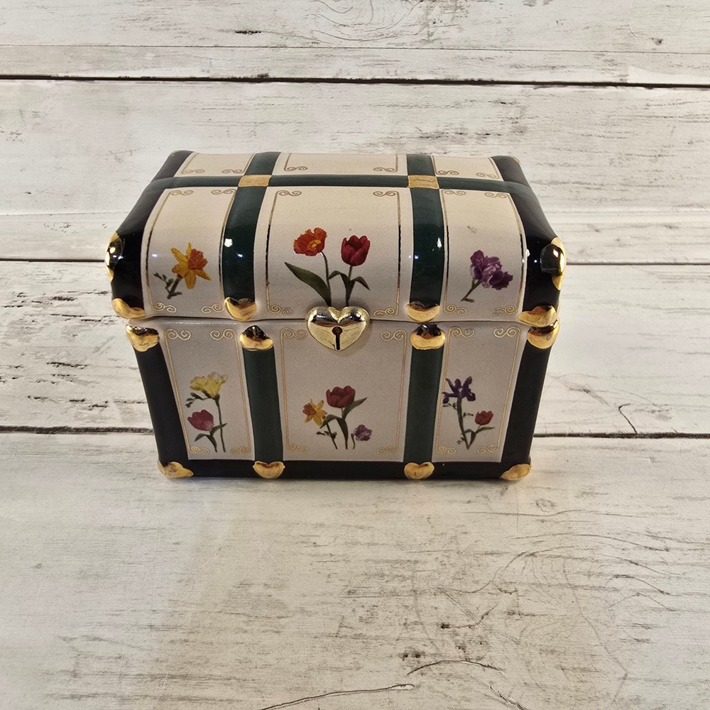 VTG Y2K RARE Ardleigh Elliott Days to Cherish Musical Jewelry Box 2001 w SCROLL]